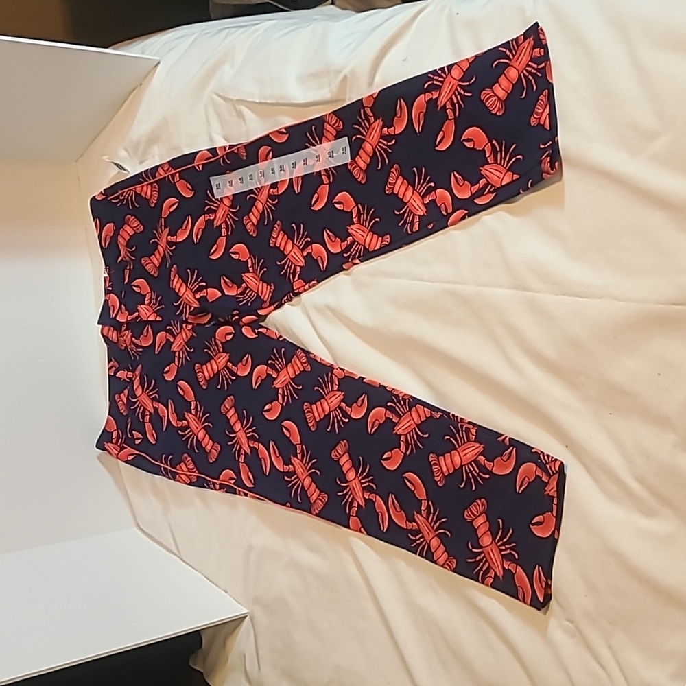 NWT Old Navy Pixie Ankle Lobster Print Pants
